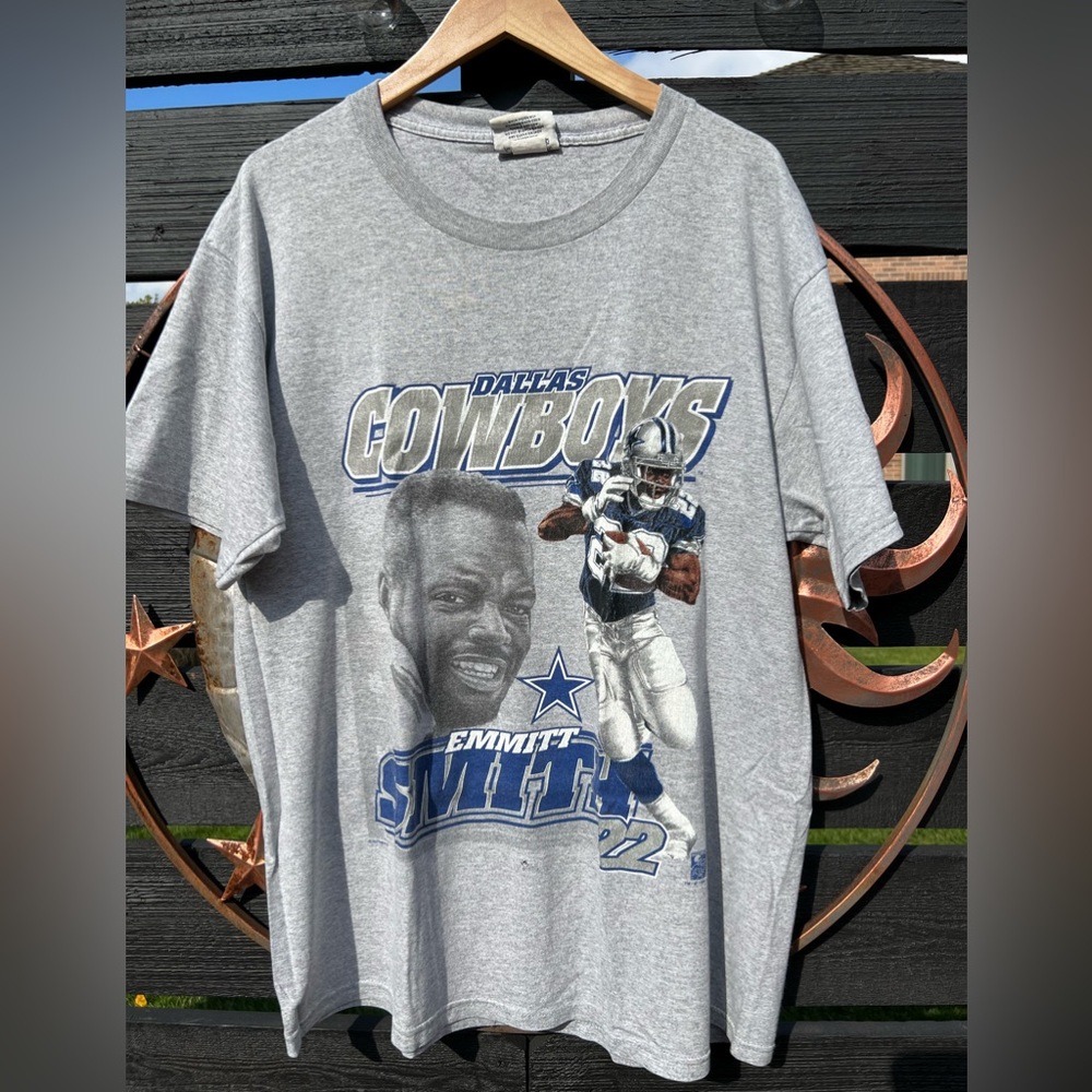 Vintage 1996 Emmet Smith Shirt Size L Nutmeg